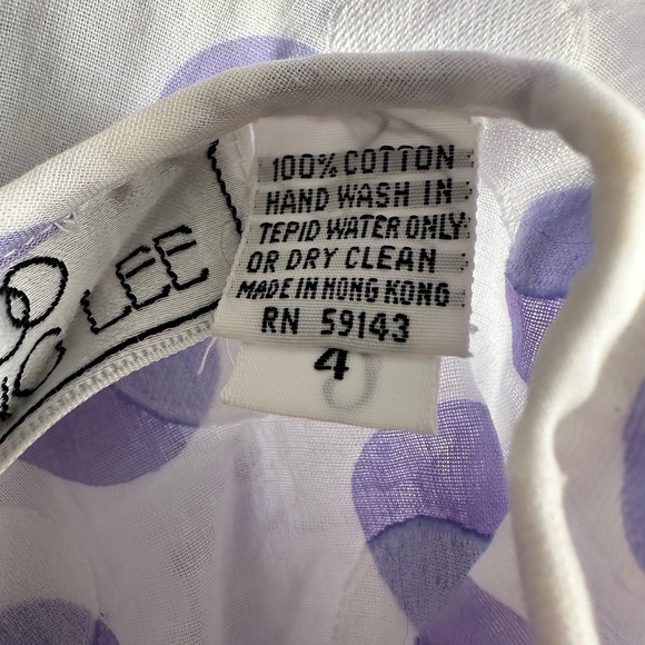 Vintage Soo Yung Lee Dress Size 4 - Picture 6 of 7